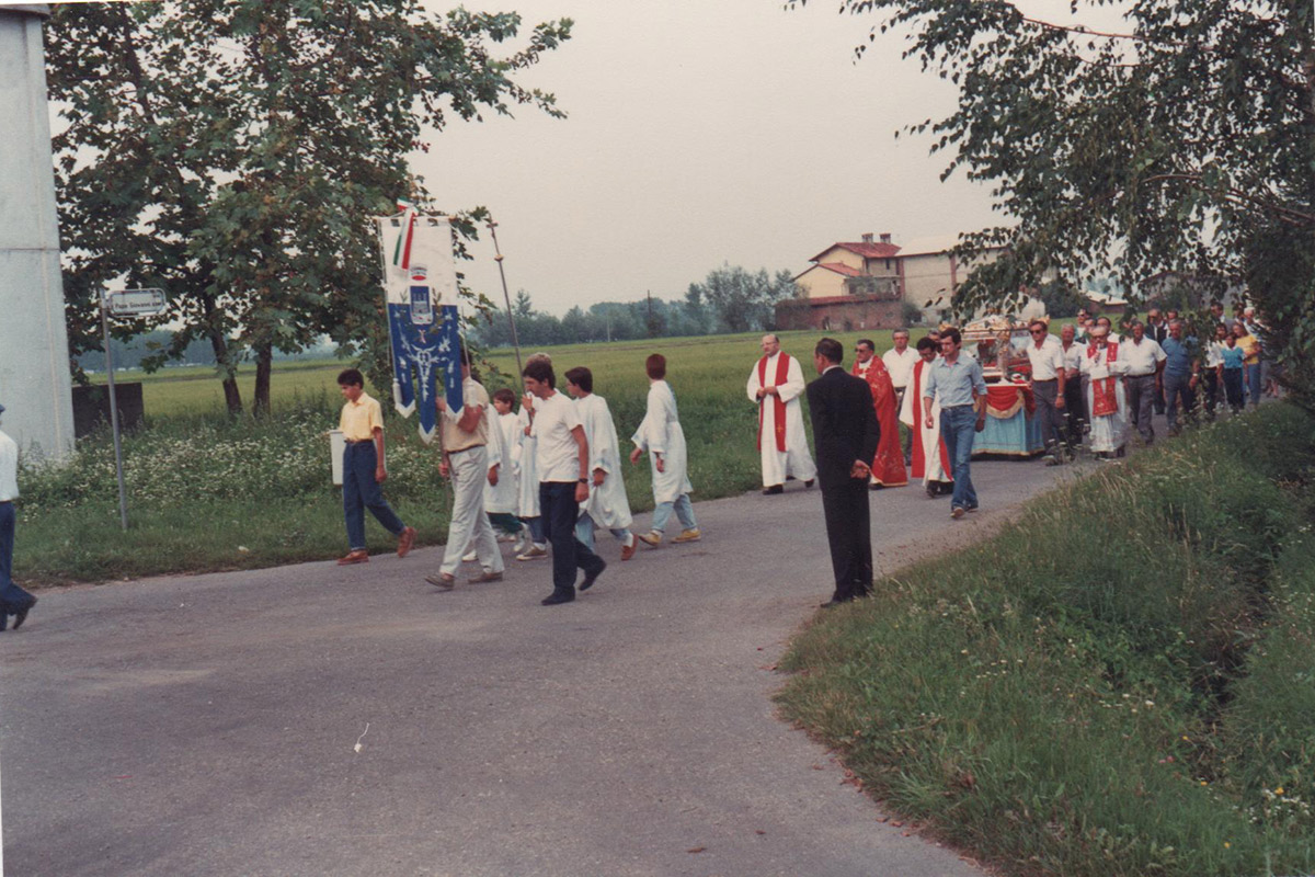 Festa Giubilare con processione nel 1987