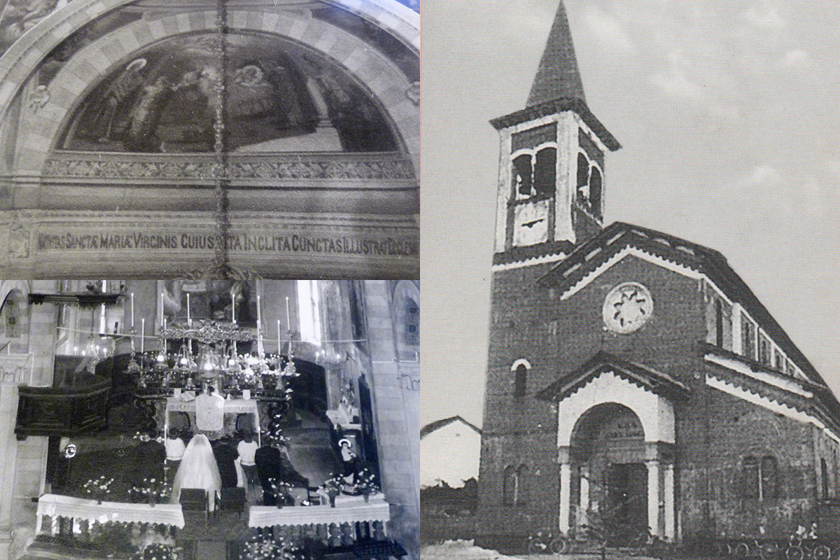 Particolari Chiesa Parrocchiale negli anni '50 del XX secolo